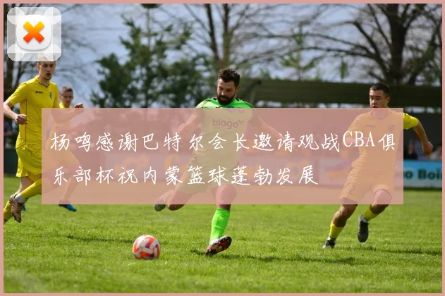 杨鸣感谢巴特尔会长邀请观战CBA俱乐部杯祝内蒙篮球蓬勃发展